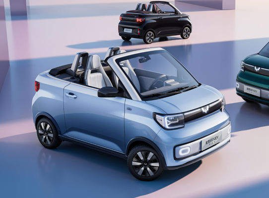 Mini EV coches de Wuling Hongguang los 280KM con 2 puertas 2 asientos