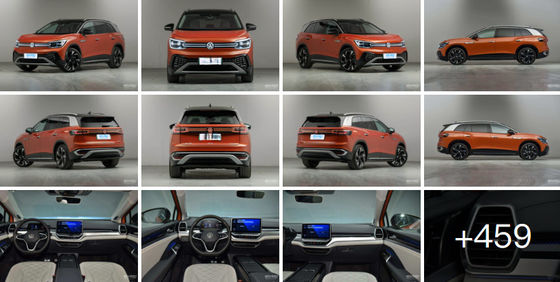 Puertas Mediados de-grandes puras 7seats de la talla 5 del coche eléctrico del fabricante de automóviles los 439-586KM de VW ID.6 CROZZ China