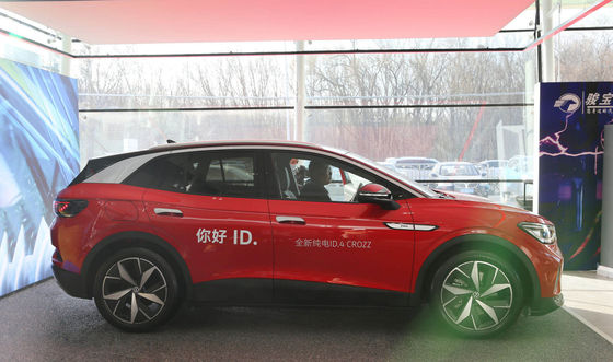 Coche eléctrico los 400-550KM Suv eléctrico puro del sedán de VW de ID.4 CROZZ 5 puertas 5 asientos