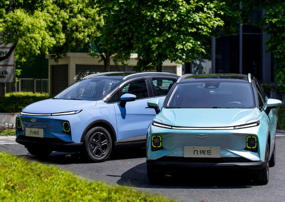 geometría eléctrica E Geely los 320-410KM de 60kw Geely Suv 5 puertas 4 asientos
