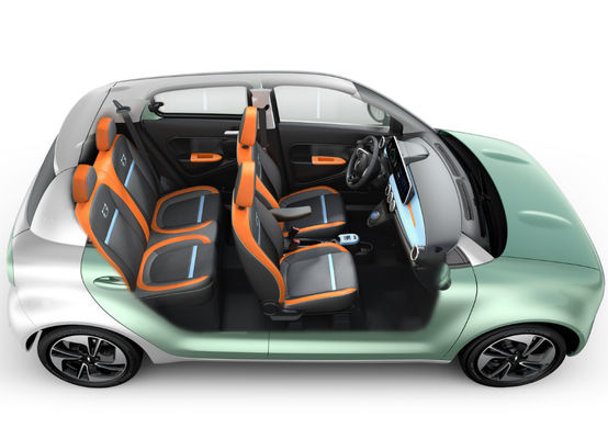 Batería LFP de los asientos de las puertas 4 de Cat Electric Vehicle 5 del negro de los 301KM-405KM Gw ORA