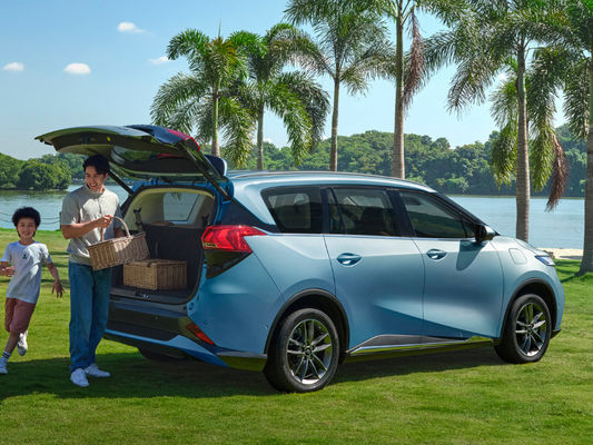 El coche eléctrico 2022 los 510KM de Haima 7X Mpv 5 puertas 7 asienta la carga rápida 0.45H